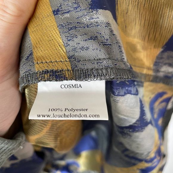 Modcloth Louche Cosima Dress Jacquard Fit & Flare Sz 10 - Picture 9 of 9